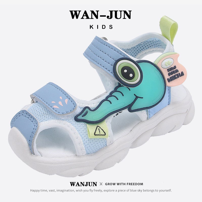 Children'S Sandals Breathable Hollow Out Sandals For Boys And Girls Cute Soft Bottom Anti-Collision Sports Sandals - Image 2