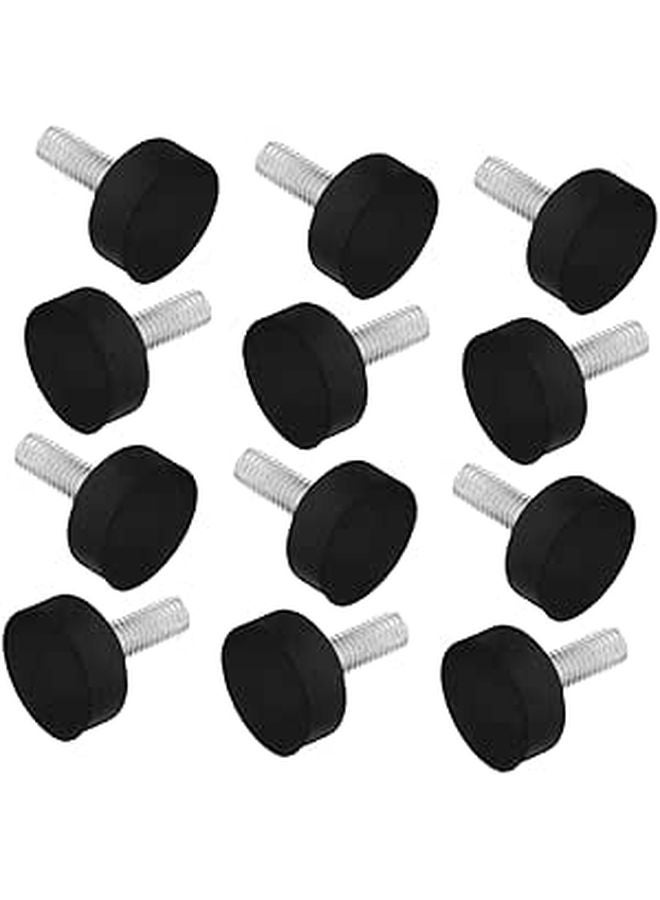 Adjustable Rubber Anti Vibration Feet Furniture Washer Dryer Screw in Leveling Pads - Image 1