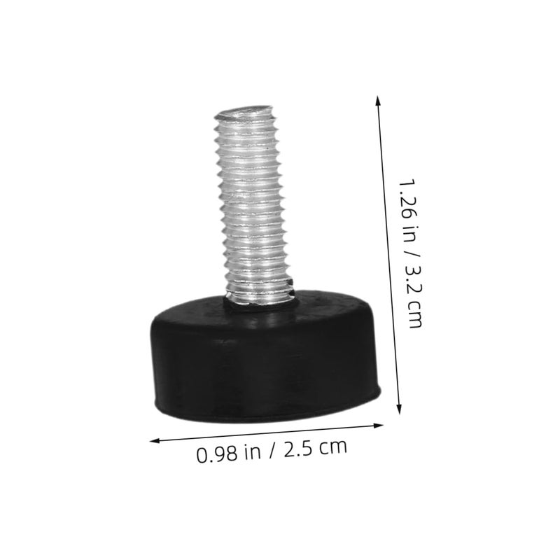 Adjustable Rubber Anti Vibration Feet Furniture Washer Dryer Screw in Leveling Pads - Image 3