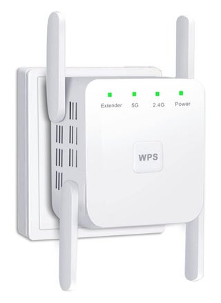 WiFi Extender 2.4G/5G Dual Band Repeater, Speed 1200Mbps with Ethernet Port  White - pzsku/Z3CC22D81CEA20B495731Z/45/1742351488/1b44a730-1fbe-401e-9509-62551c88d8f2