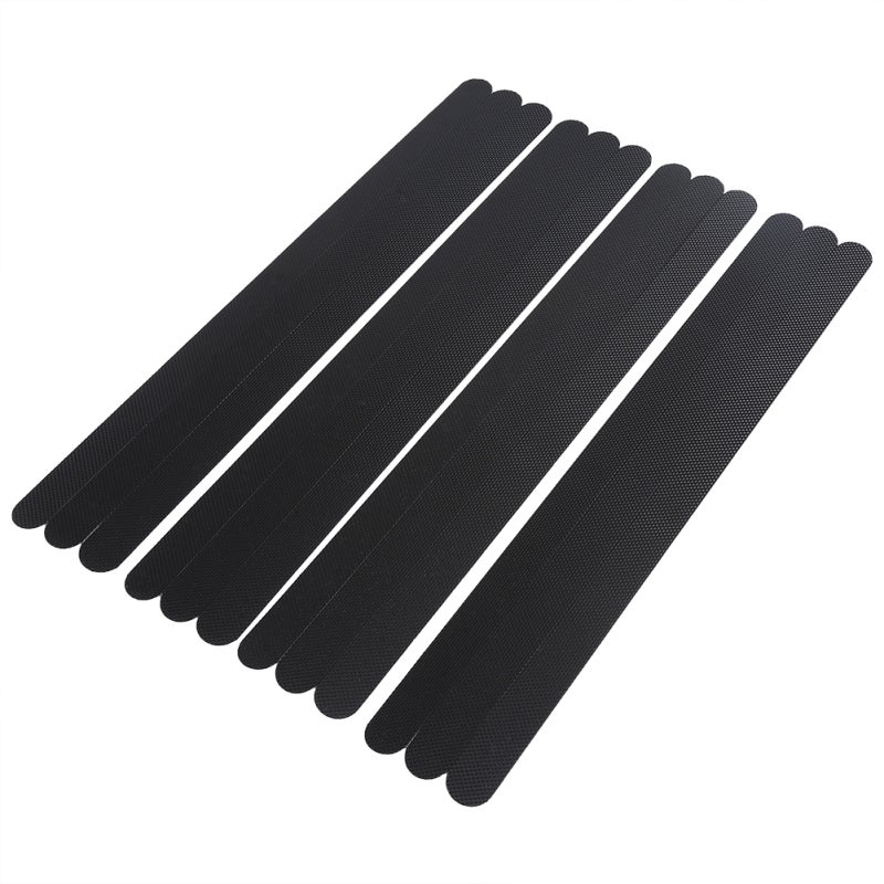 Anti Slip Tape: Black PEVA Material, Waterproof Wear Resistant, Self-Adhesive Easy To Apply - Concave Convex Surface Design, Non Slip Strips for Bathroom, Stairs, Decking, Indoor Outdoor Use - Image 1
