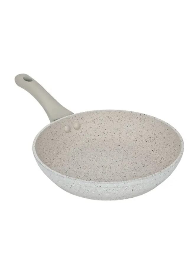 Rocky - Rocky Creamy Granite Frying Pan 18cm - Image 1
