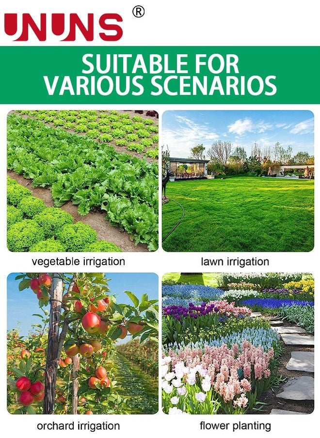 UNUNS - Garden Irrigation System,DIY Saving Water Automatic Irrigation Equipment Set,20M Drip Irrigation With 20pcs Adjustable Sprinkler Heads For Garden Greenhouse Lawn Patio - Image 1