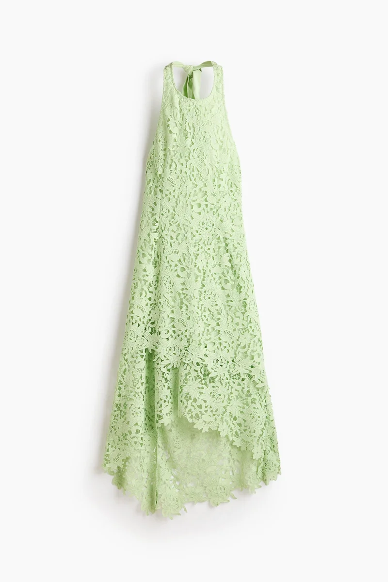 H&M Lace halterneck dress