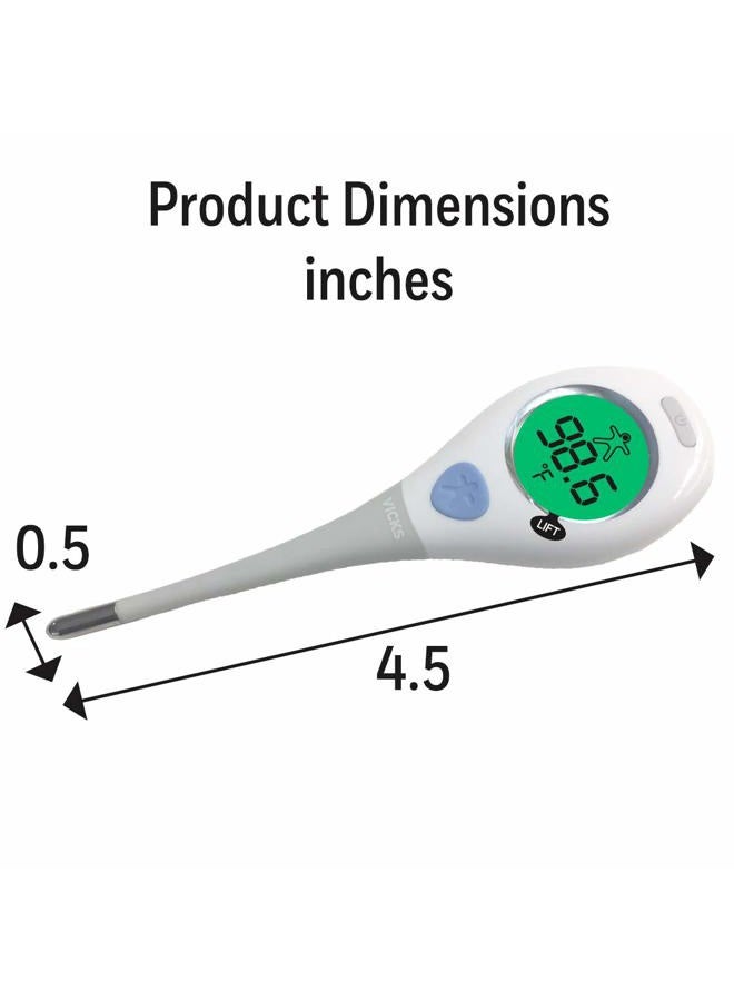 Vicks RapidRead Digital Thermometer – Accurate, Color Coded Readings in 2 Seconds - Digital Thermometer for Oral, Rectal or Under Arm Use - Image 3