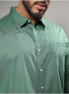 Instafab Plus Basic Button-Up Shirt  - Image 5