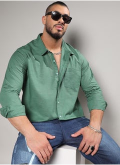 Instafab Plus Basic Button-Up Shirt  - Image 1