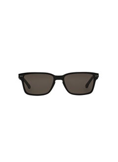 Brooks Brothers Men'S Bb 725S Rectangular Sunglasses, Black/Grey, 52 Mm  - Image 1