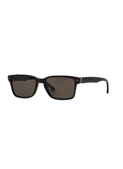 Brooks Brothers Men'S Bb 725S Rectangular Sunglasses, Black/Grey, 52 Mm  - Image 2
