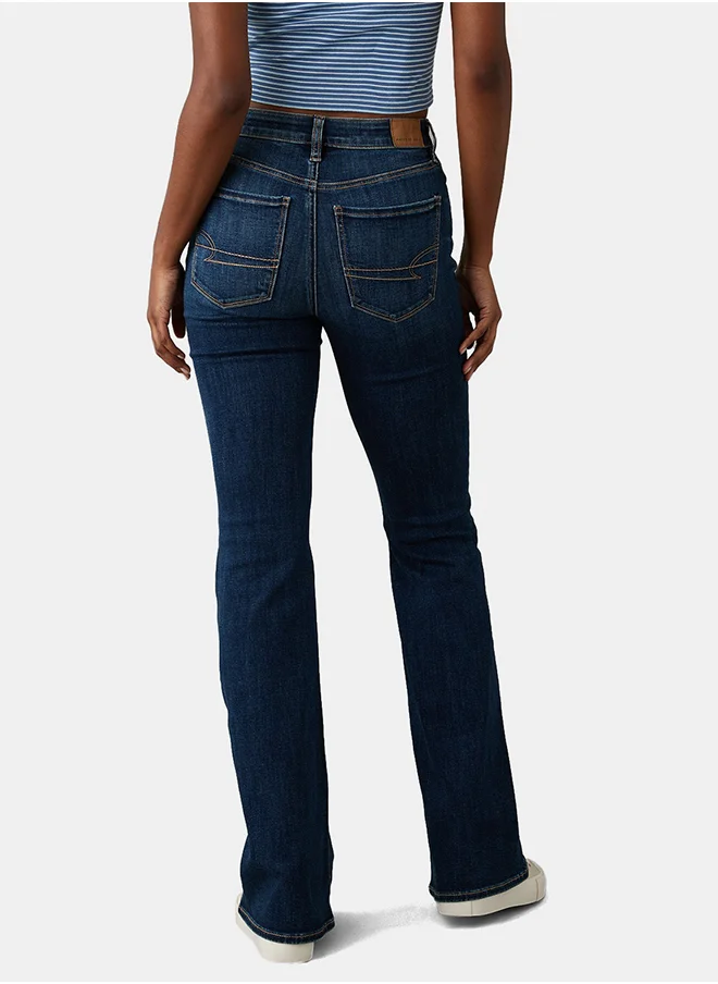 امريكان ايجل AE Next Level Super High-Waisted Flare Jean