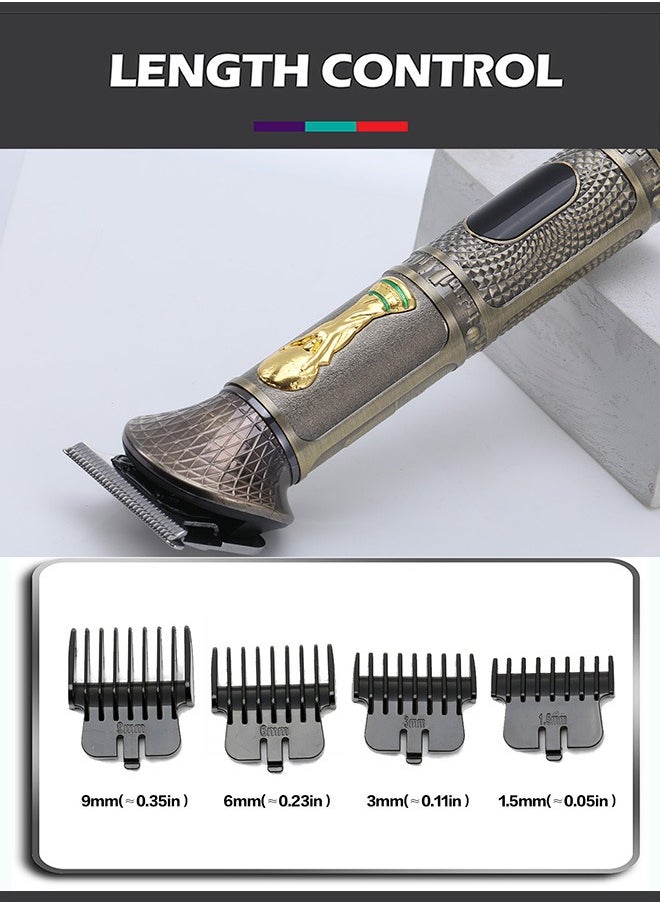 LAC LAICHY - Mens Hair Clippers Cord Cordless Hair Trimmer Professional Haircut Kit for Men Rechargeable LED Display - Image 1