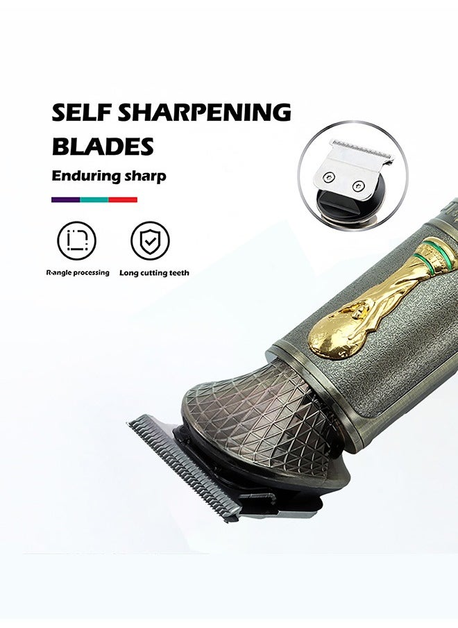 LAC LAICHY - Mens Hair Clippers Cord Cordless Hair Trimmer Professional Haircut Kit for Men Rechargeable LED Display - Image 1