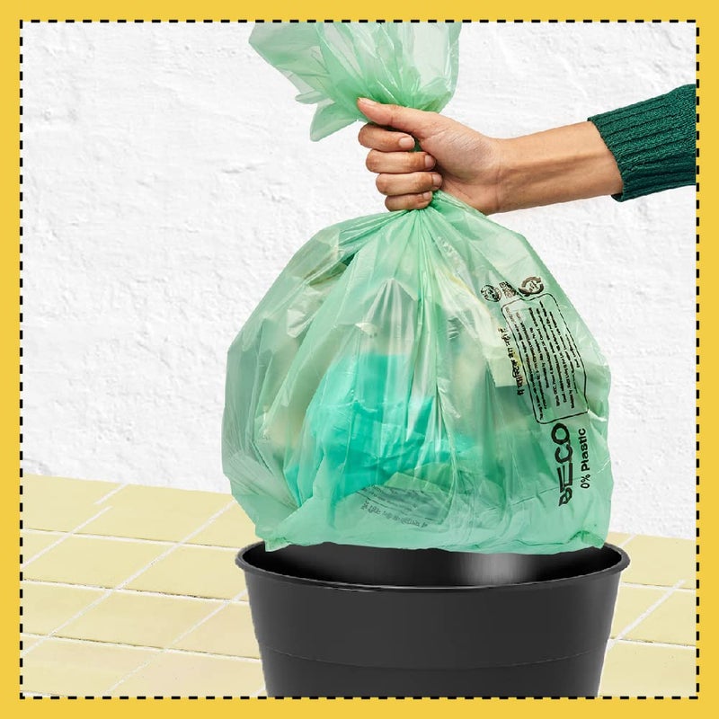 Beco Eco Friendly Compostable Garbage Bags for Dustbin 60 Pcs Small 17 X 19 Inches Pack of 4 - Image 4