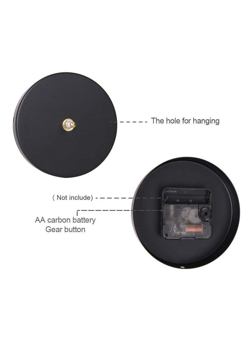 Loquat 3D wall clock frameless DIY Wall Clock Acrylic Sticker wall clock modern design clock - Image 4