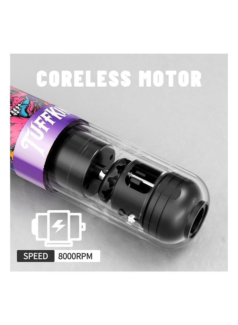 HaLunhi Wireless Tattoo Machine Kit，Includes a 1600mAh Tattoo Power Bank，10 Cartridge Tattoo Needles，Suitable for Tattoo Artists - Image 3