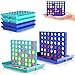 Pup Go 4Pack Mini Pocket Sized 4 in a Row Board Game for Kids Ages 3 Perfect Party Bag Fillers for Kid Classroom Prizes Rewards Unisex Kids Party Favour Toy Stocking Fillers Boys Girls - Image 2