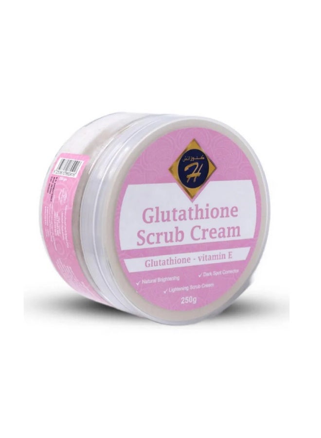 Kunooz H Body scrub cream with glutathione acid and vitamin E - 250 grams: - Image 1