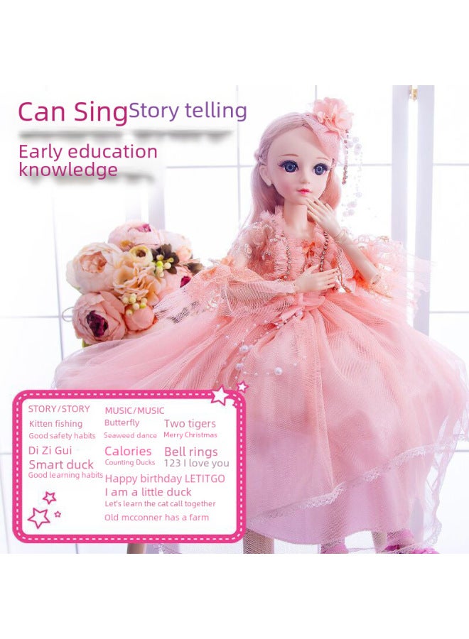 60cm Oversized Doll Dress Set Girl Princess Large Toy For Children Birthday June 1 Year Gift-Color:Upgraded Blink Eli Princess-Height:Music: 60cm 13 Clothes + Gifts 2 + Exquisite Gift Box - Image 4