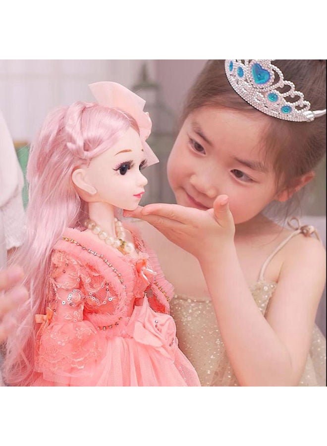 60cm Oversized Doll Dress Set Girl Princess Large Toy For Children Birthday June 1 Year Gift-Color:Upgraded Blink Eli Princess-Height:Music: 60cm 13 Clothes + Gifts 2 + Exquisite Gift Box - Image 3