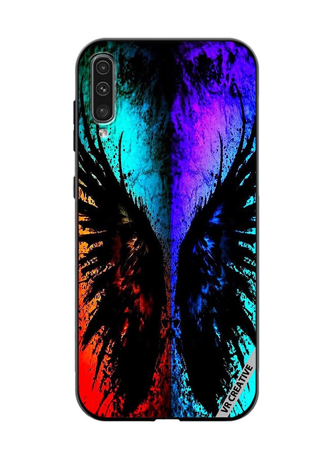 VR CREATIVE Protective Case Cover For Samsung Galaxy A50/A50s Peace Sign Of Butterfly Design Multicolour - Image 1