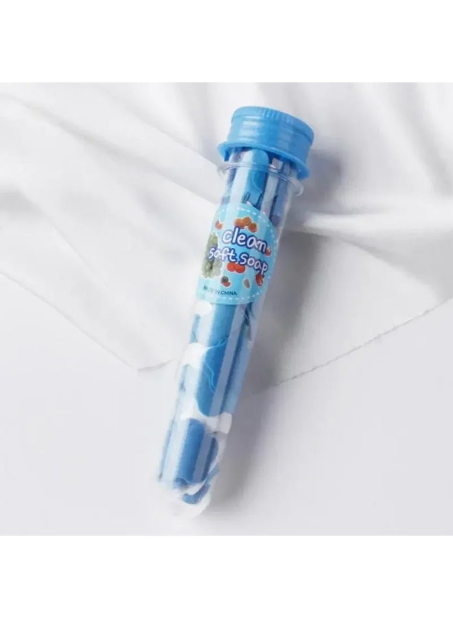 Scented star-shaped paper soap – travel tube (package of 6 different fruit scents) - Image 4