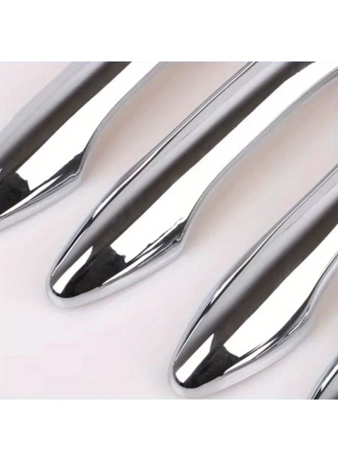 8pcs Hyundai IX35 Tucson 2009 2014 Chrome Car Door Handle Cover Trim Silvery Color - Image 5