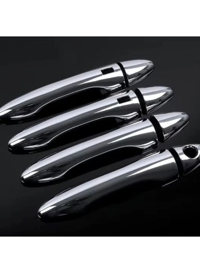 8pcs Hyundai IX35 Tucson 2009 2014 Chrome Car Door Handle Cover Trim Silvery Color - Image 3