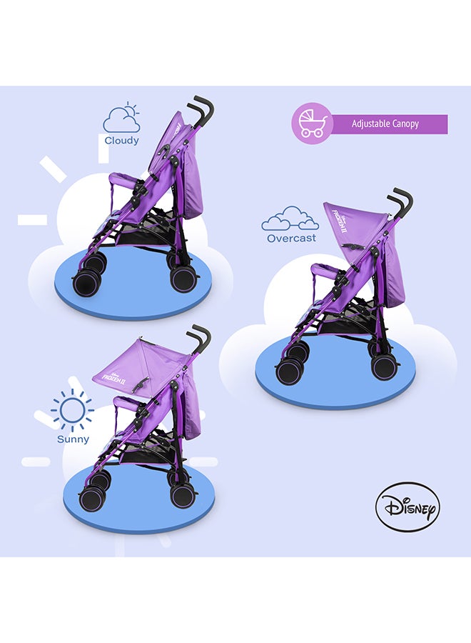 Disney Frozen 2 Lightweight Adventure Stroller With Storage Cabin - Image 4