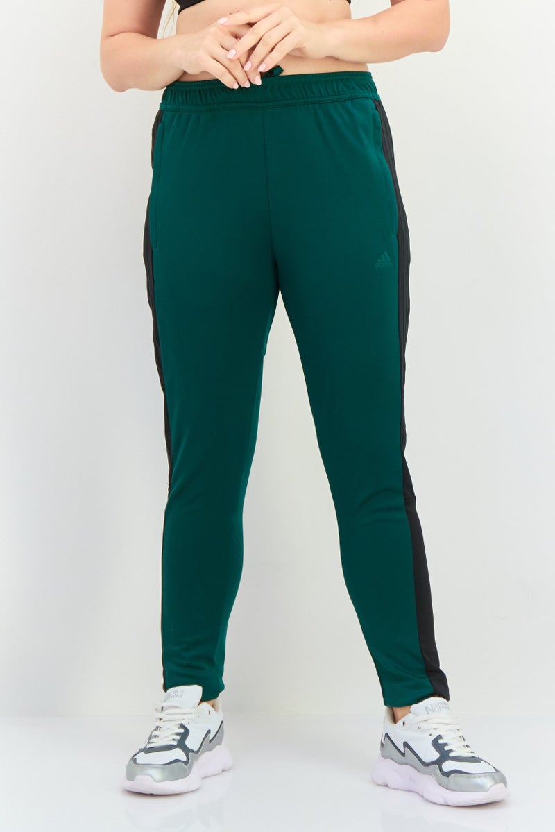 Adidas Women Regular Fit Training Tiro Cb Track Pants, Forest Green/Black - Image 1