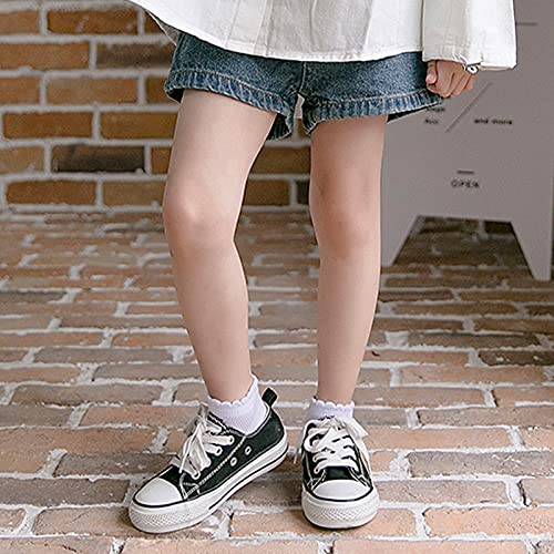 Looching 5 Pack Baby Girls Boys Mesh Thin Socks Cotton White Kids Toddler Soft No Show Ankle Socks 1-12T Kids - Image 2