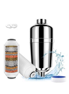 Joshberg 16 Stage Shower Filter，Shower Head Filter，Hard Water Filter to Remove Chlorine Impurities and Heavy Metals from Water with KDF and Calcium Sulphite Beans  - Image 4