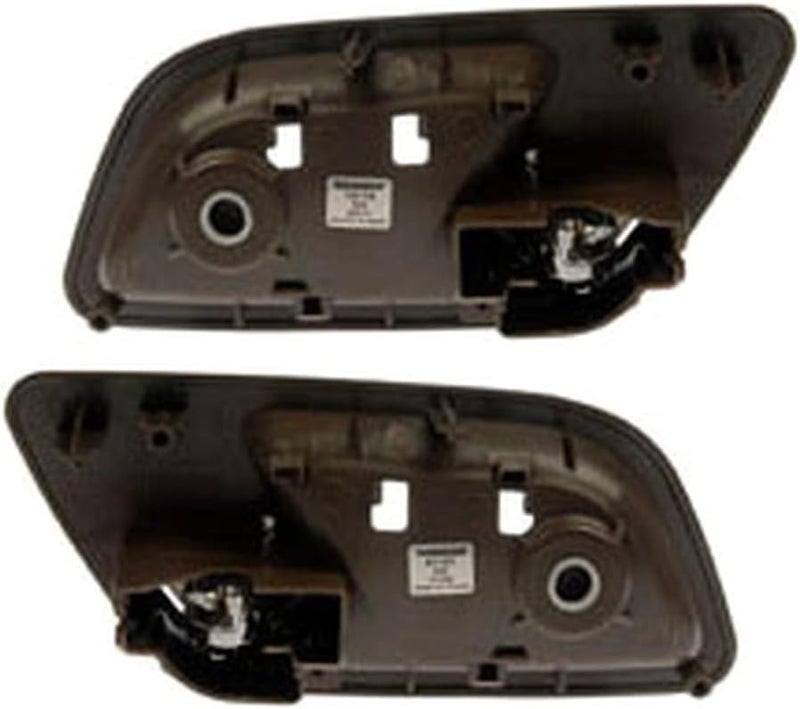 TRQ Cashmere & Chrome Rear Inside Interior Door Handle Set for Chevy GMC - 2 Piece - Image 2