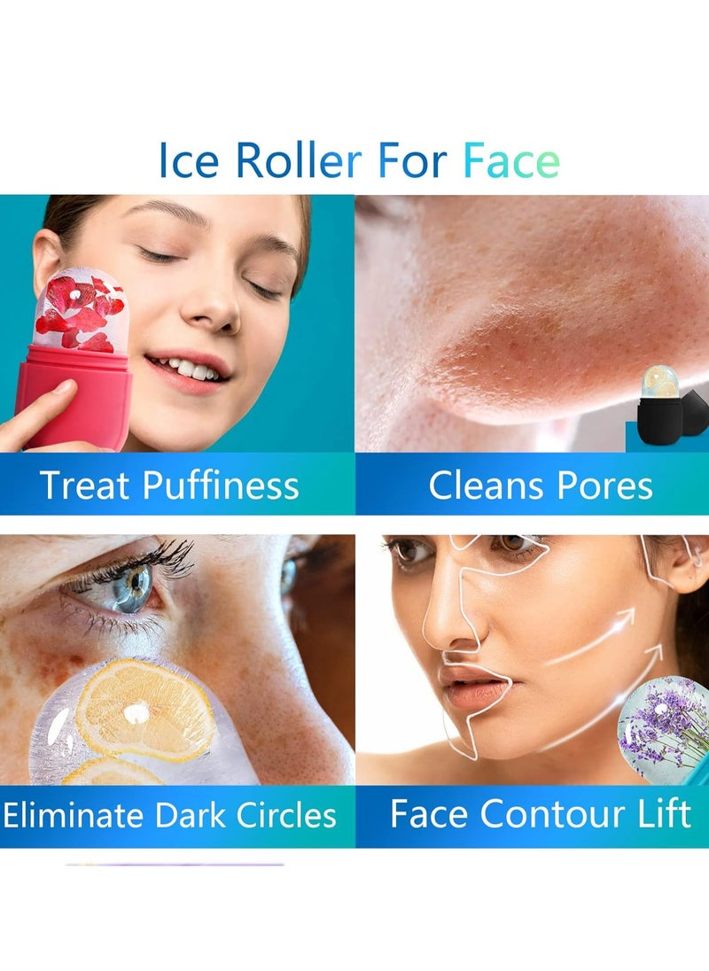 Oasisgalore Green Ice Cube Face Roller, Brightens Skin & De-Puffs Eyes, Reusable Cryotherapy Tool for Face and Neck.  - Image 3