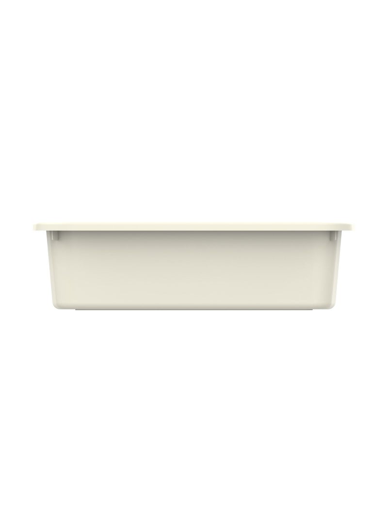Cosmoplast - Multipurpose Universal Large Plastic Tray 42 x 31 x 8 cm (Off White ) - Image 1