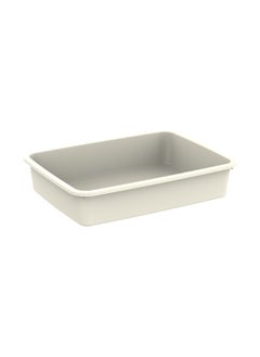 Cosmoplast Multipurpose Universal Large Plastic Tray 42 x 31 x 8 cm (Off White )  - Image 1