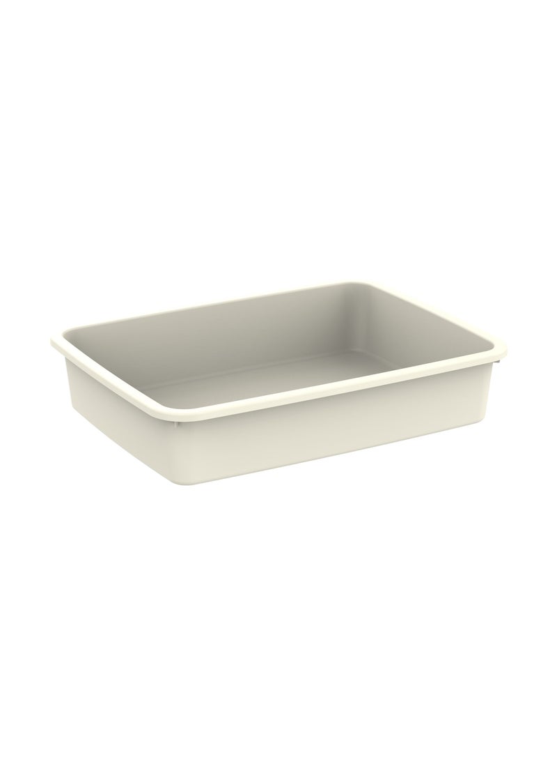 Cosmoplast - Multipurpose Universal Large Plastic Tray 42 x 31 x 8 cm (Off White ) - Image 1