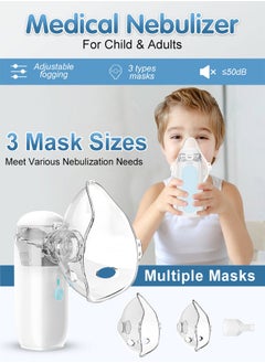 Fazza Ultrasonic Mesh Nebulizer for Children Men Women Mini Handheld Portable Steam Humidifier for Home and Travel, ZH-N3  - Image 1
