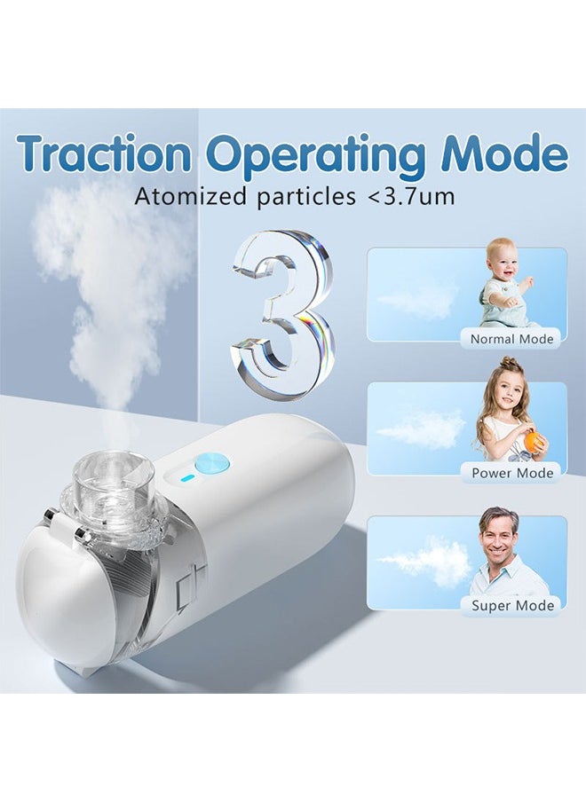 Fazza - Ultrasonic Mesh Nebulizer for Children Men Women Mini Handheld Portable Steam Humidifier for Home and Travel, ZH-N3 - Image 1