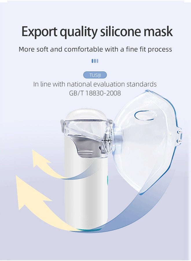 Fazza - Ultrasonic Mesh Nebulizer for Children Men Women Mini Handheld Portable Steam Humidifier for Home and Travel, ZH-N3 - Image 1