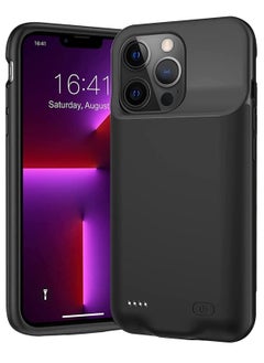 Battery Case for iPhone 13 Pro Max, Portable Battery Pack, Rechargeable Smart Charger Case, External Battery Charging Case, Compatible with (iPhone 13Pro Max, 4500 Mah).