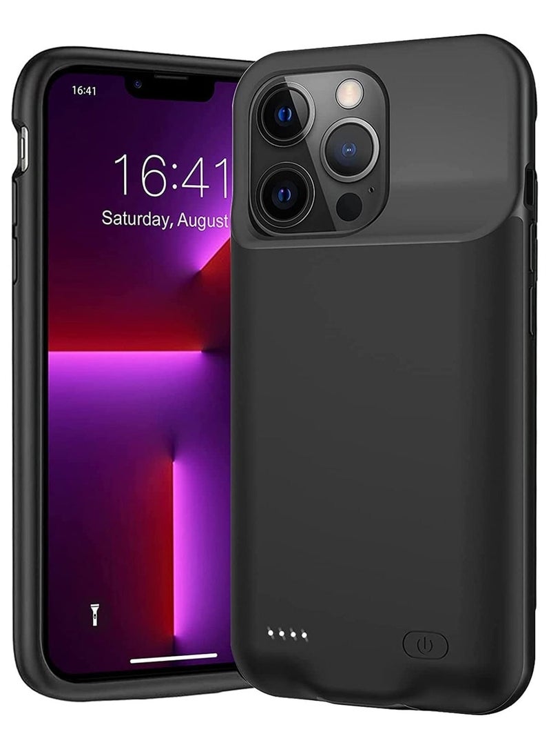 Phone Planet - Battery Case for iPhone 13 Pro Max, Portable Battery Pack, Rechargeable Smart Charger Case, External Battery Charging Case, Compatible with (iPhone 13Pro Max, 4500 Mah). - Image 1