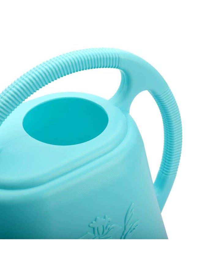 Fasmov 1-Gallon Plastic Watering Can with Comfortable Handle, Garden Watering Cans Long Spout for Indoor Outdoor Watering Plants, Bright Blue - Image 2