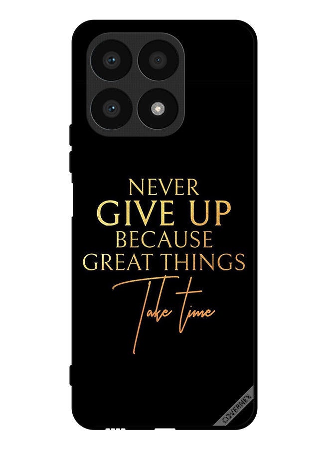 Covernex غطاء واقي لهاتف Honor X8a لا تستسلم أبداً - Image 1