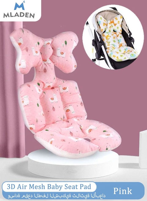 3D Air Mesh Breathable Car High Chair Cushion for Infant Soft Padding Stroller Liner Universal Baby Seat Pad Liner for Stroller Baby Seat Pad