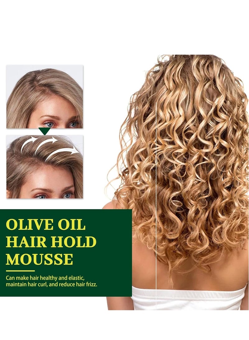 إيلهو تركيبة زيت الزيتون المغذية لزيت الزيتون 60 مل ، ثبات طويل الأمد ، يحدد ويعزز تجعيد الشعر ، ويرطب وترطيبه ، وحماية مضادة للتجعد ، خفيفة الوزن وغير دهنية 60 مل - Image 2