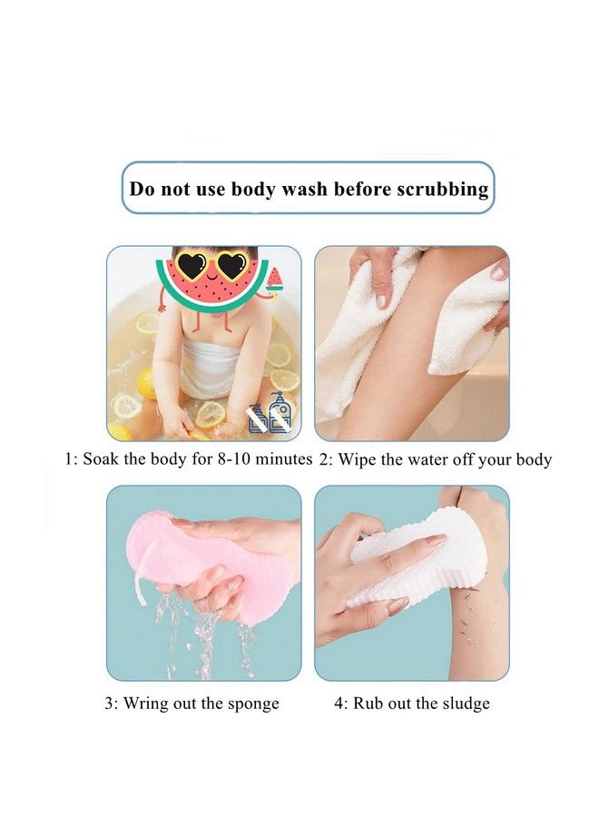 Defemim Exfoliating Bath Spongesuper Soft Bath Spongepremium Bath Spongebath Body Shower Sponge For Adults Children And Pregnant Women (Pink) - Image 4