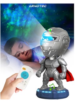 ARNOTEC Mecha warrior Light Projector with Nebula,Timer and Remote Control, Starry Night Light Room Decor Aesthetic for Kids  - Image 1