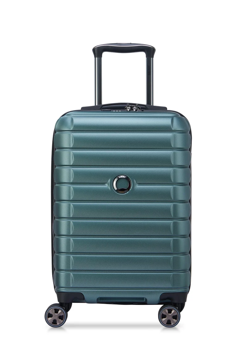Delsey Delsey Shadow 5.0 Hardcase Expendable Double wheel luggage trolley suitcase 3pcs set (L+M+S) 55/70/82cm green