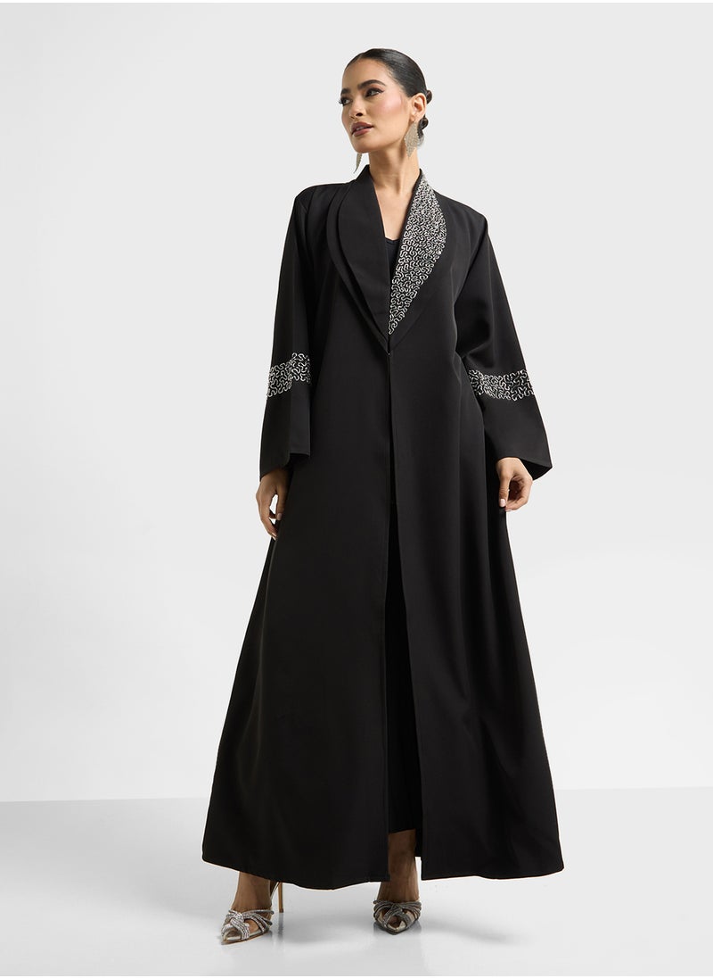 Khizana Embellished Abaya With Sheila  - Image 3