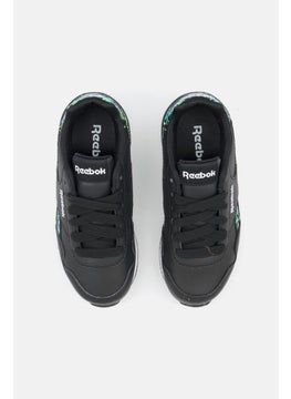 Reebok Toddlers Girl Royal Cl Jog Lace Up Running Shoes, Black Combo  - Image 4